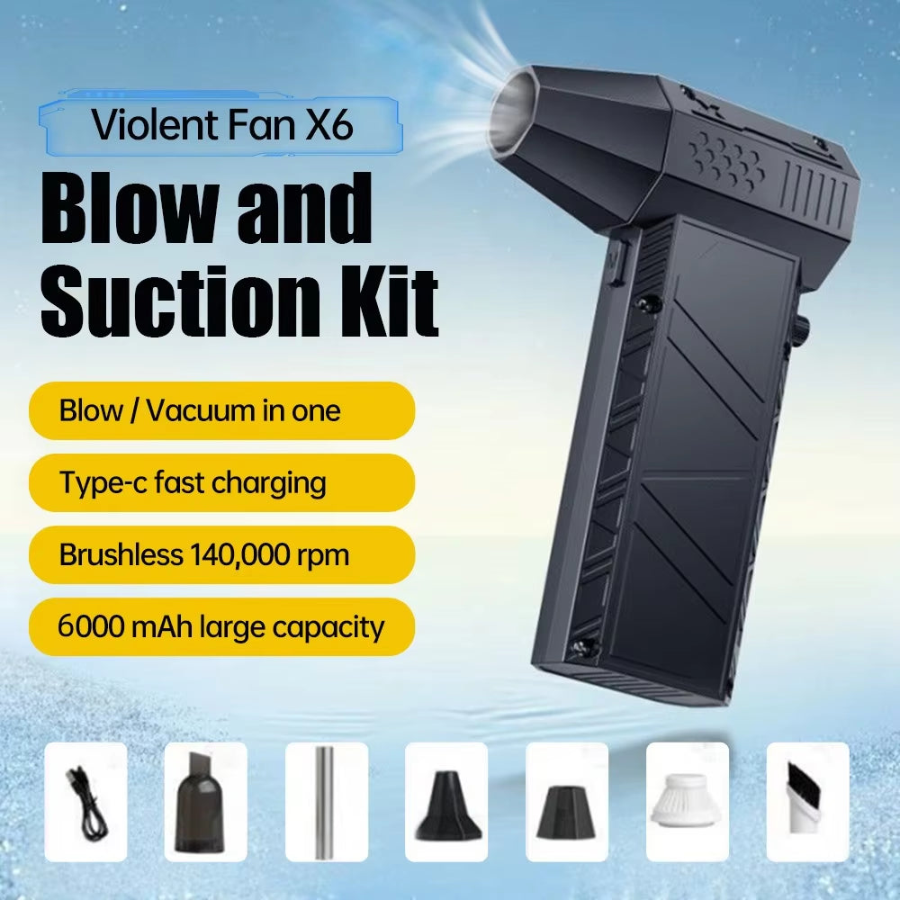 X6 Violent Fan - Turbo Mini Jet Blower