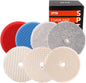 6Inch 5 Pad. Light Cut and Finish Buffing Polishing Pads Kit