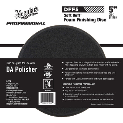 Soft Buff DA Foam Finishing Disc - 5 in / 140Mm