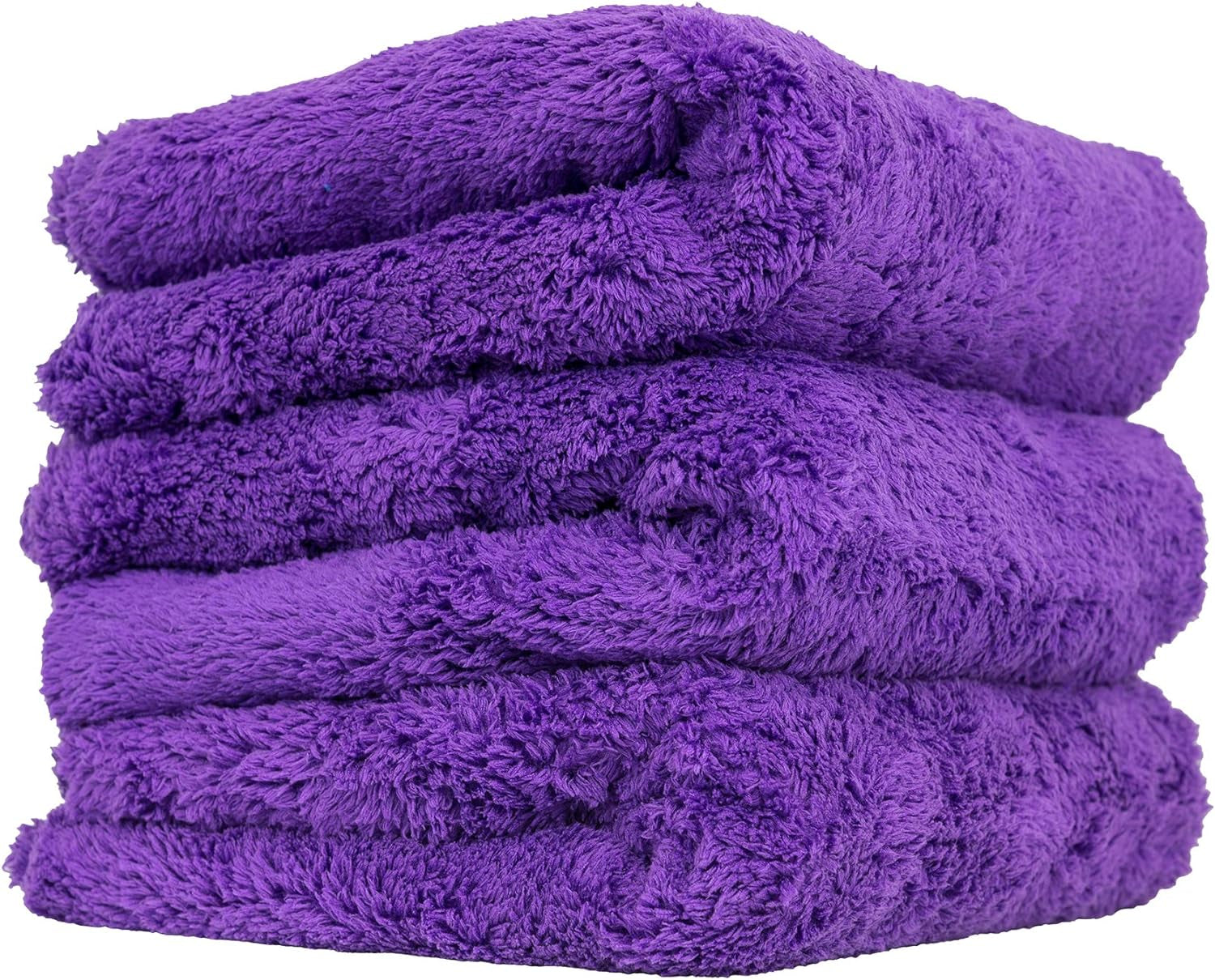 Happy Ending Ultra Plush Edgeless Microfiber Towel, Purple