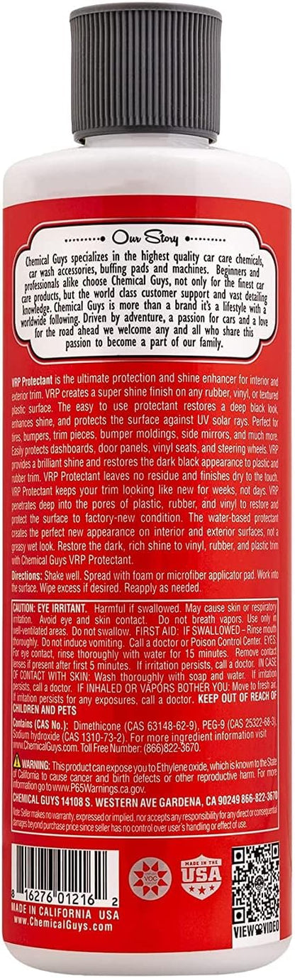 TVD_107_1603 VRP Vinyl, Rubber and Plastic Non-Greasy Dry-To-The-Touch Long Lasting Super Shine Dressing for Tires, Trim and More, Safe for Cars, Trucks, Suvs, Rvs & More (3 X 473 Ml)