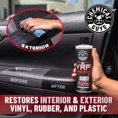 TVD_107_1603 VRP Vinyl, Rubber and Plastic Non-Greasy Dry-To-The-Touch Long Lasting Super Shine Dressing for Tires, Trim and More, Safe for Cars, Trucks, Suvs, Rvs & More (3 X 473 Ml)