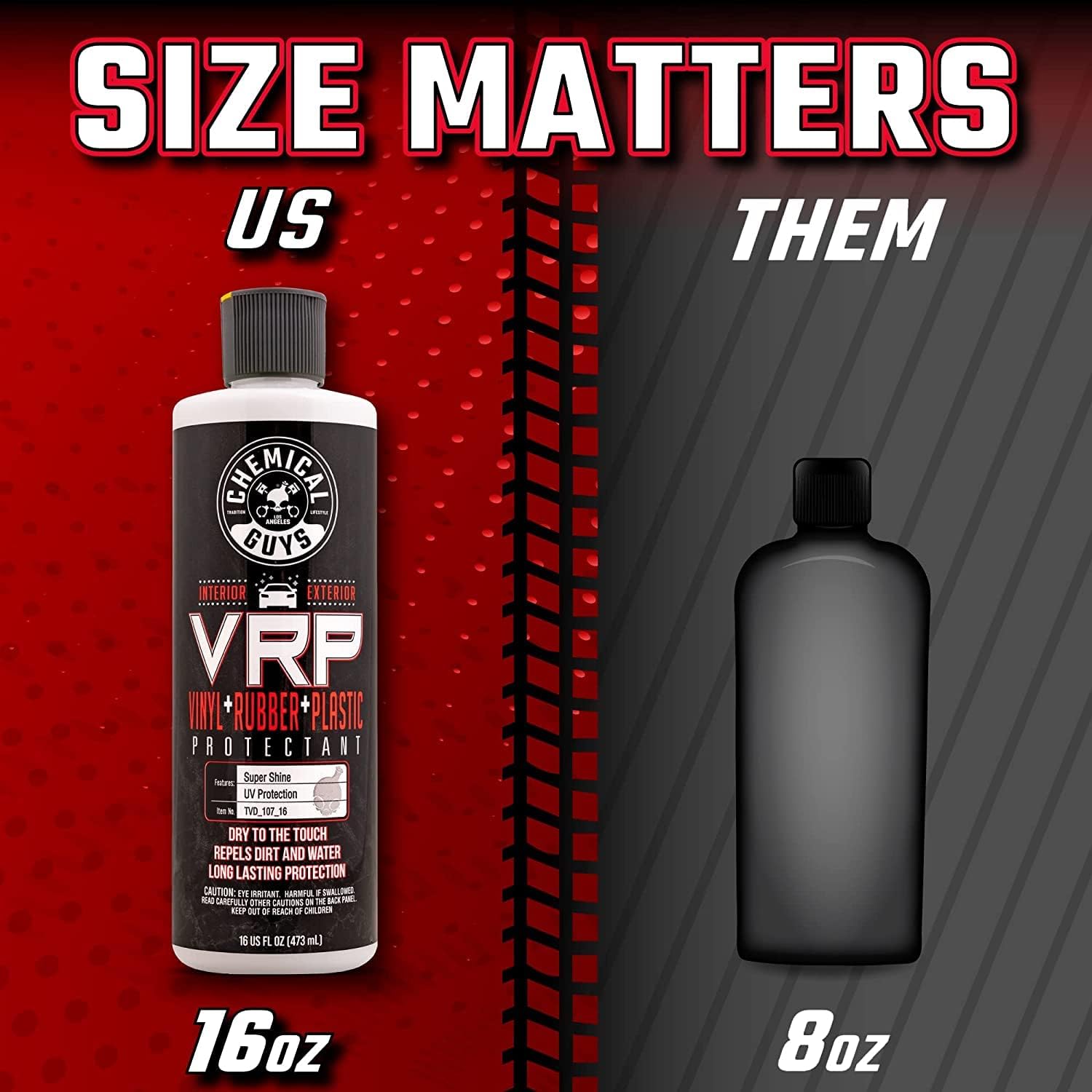 TVD_107_1603 VRP Vinyl, Rubber and Plastic Non-Greasy Dry-To-The-Touch Long Lasting Super Shine Dressing for Tires, Trim and More, Safe for Cars, Trucks, Suvs, Rvs & More (3 X 473 Ml)