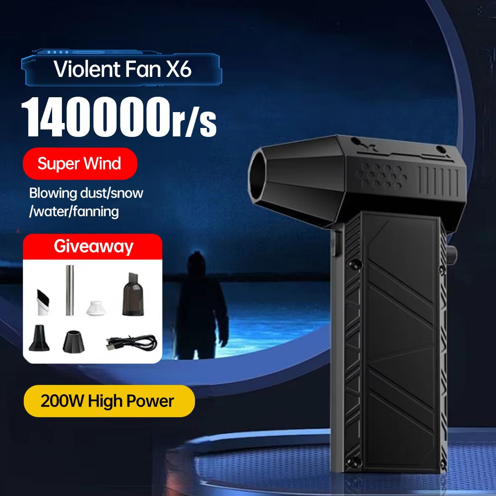 X6 Violent Fan - Turbo Mini Jet Blower